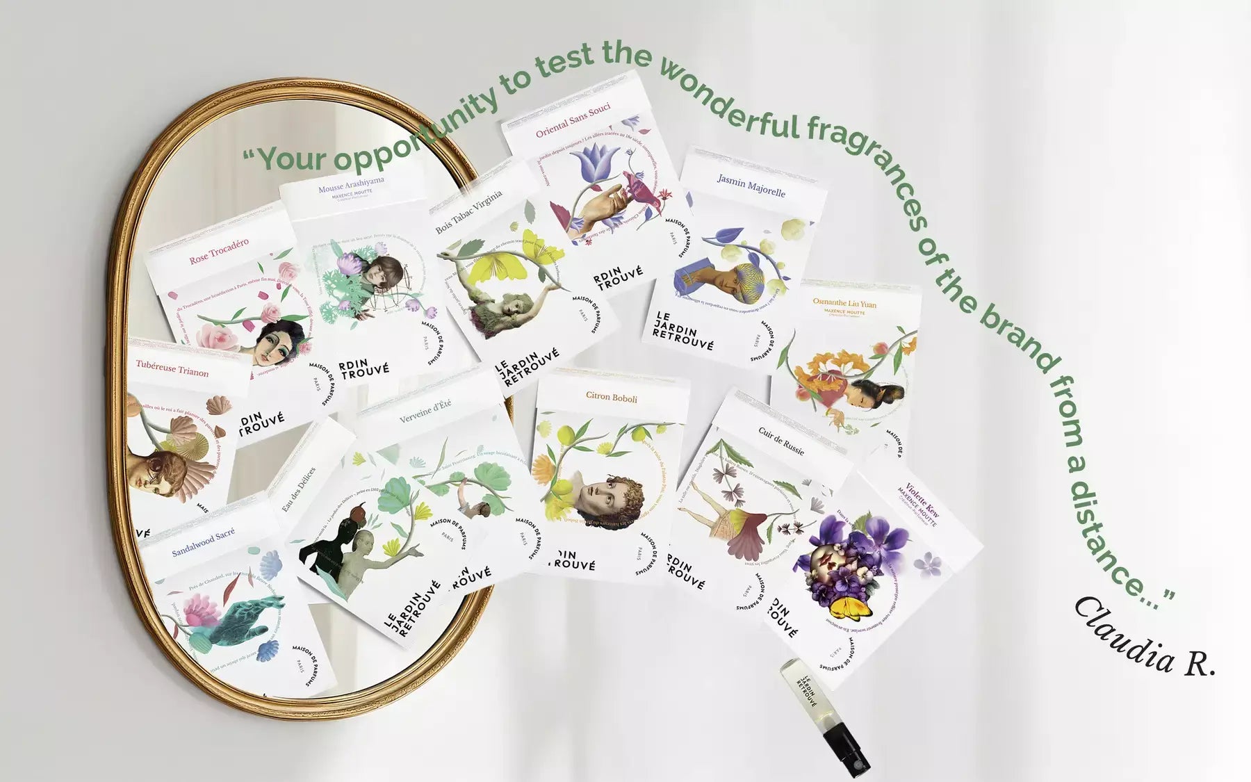 All 13 Fragrances set - Le Jardin Retrouvé + quote from client