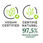 Sandalwood Sacré - Le Jardin Retrouvé - Vegan certified logo - Certifié naturel 97.5% Natural origin content