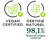 Bois Tabac Virginia - Le Jardin Retrouvé - Vegan certified logo - Certifié naturel 98.1% Natural origin content