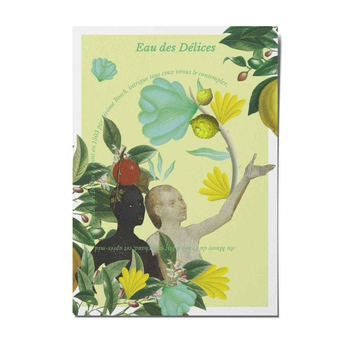 Eau des Délices - Carte Postale - Le Jardin Retrouvé