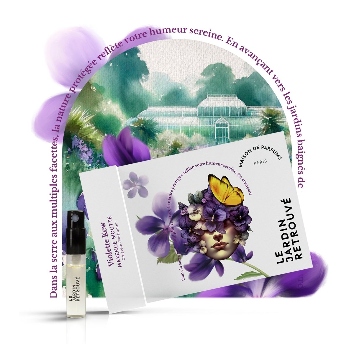 Mini Spray Violette Kew + Code Cadeau 4€ - Le Jardin Retrouvé