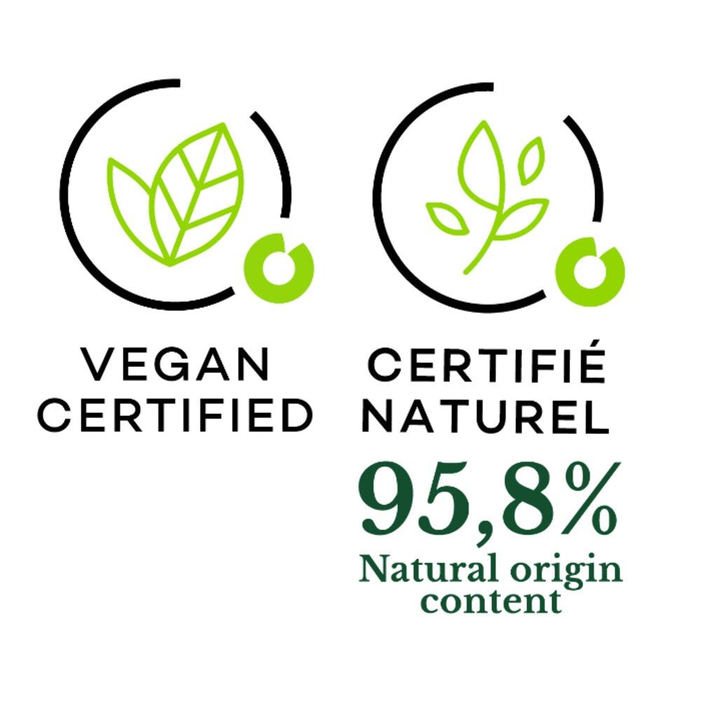 Oriental Sans Souci - Le Jardin Retrouvé - Vegan certified logo - Certifié naturel 95.8% Natural origin content