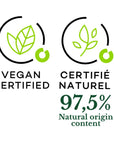 Sandalwood Sacré - Le Jardin Retrouvé - Vegan certified logo - Certifié naturel 97.5% Natural origin content